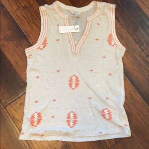 NWT Lucky Brand sleeveless tank size S/P